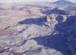 Aerial image of the Kaiparowits -- Fifty Mile Point. Fifty Mile Spring is at the base of Fifty Mile Point. Lamont Crabtree Photo